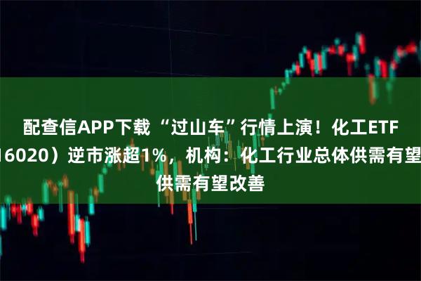 配查信APP下载 “过山车”行情上演！化工ETF（516020）逆市涨超1%，机构：化工行业总体供需有望改善